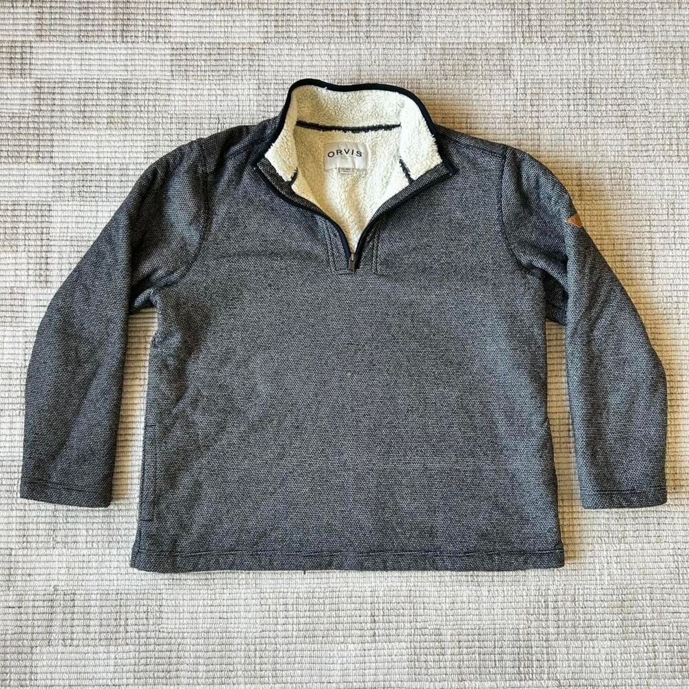 Orvis Men's Grey Sweatshirt